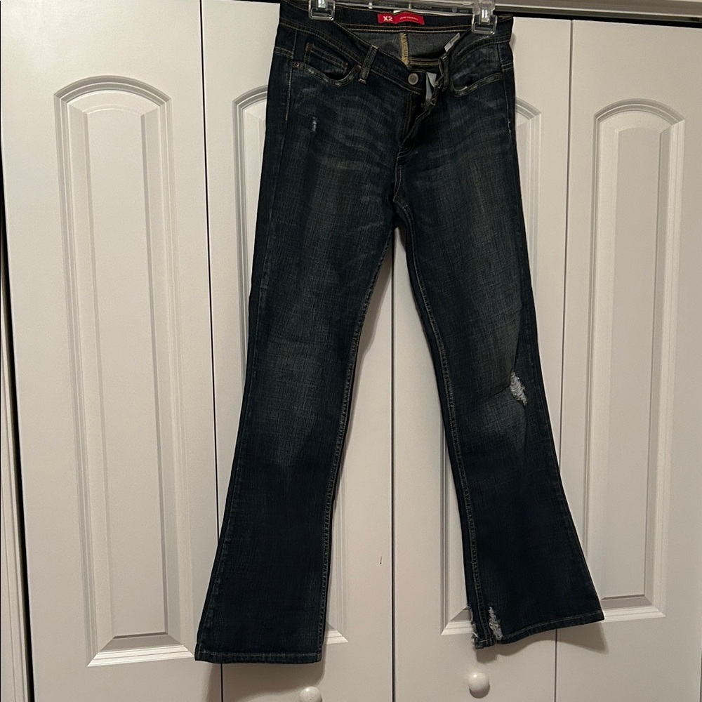Express Dark Blue Boot Cut Jeans
